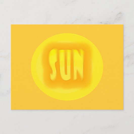Zon! Briefkaart (Voorkant)