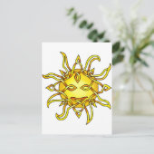 Zon Briefkaart (Staand voorkant)