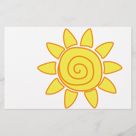 Zon Briefpapier (Voorkant)