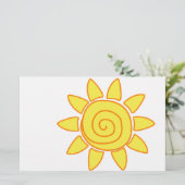 Zon Briefpapier (Staand voorkant)