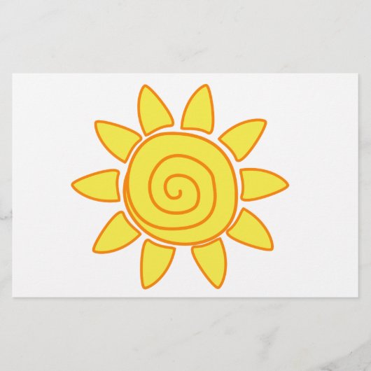 zon briefpapier (Voorkant)