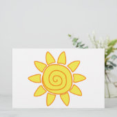 zon briefpapier (Staand voorkant)