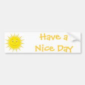 Zon Bumpersticker (Voorkant)