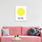 ZON CANVAS AFDRUK (Insitu (Woonkamer))