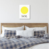 ZON CANVAS AFDRUK (Insitu (Slaapkamer))