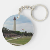 Zon & Cape May Lighthouse instellen Sleutelhanger (Achterkant)