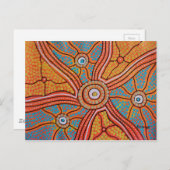 Zon Corroboree Briefkaart (Voorkant / Achterkant)