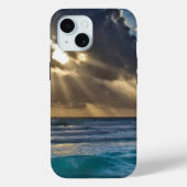 Zon die door wolken over Zee breekt Case-Mate iPhone Case (Achterkant)