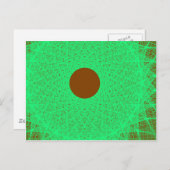 zon die muntkleurenlicht uitstraalt briefkaart (Voorkant / Achterkant)