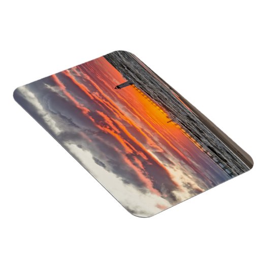 Zon die onder de horizon zinkt magneet (Rechterzijde)