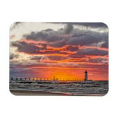 Zon die onder de horizon zinkt magneet (Horizontaal)