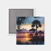 Zon die over de badje gaat magneet (Voorkant / Achterkant)