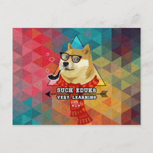 Zo'n Doge Afstuderen Aankondigingskaart