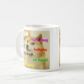 Zo'n Doge Meme Much Dog Funny Mug Koffiemok (Voorkant links)