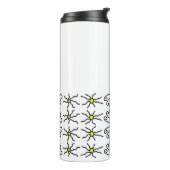 Zon Doodle Kunst Thermosbeker (Gedraaid links)