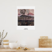 Zon door Egon Schiele Poster (Keuken)