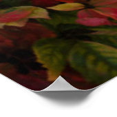 Zon door herfstbladeren, Kroatië Poster (Hoek)