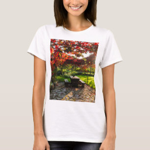 Zon door herfstbladeren, Kroatië T-shirt
