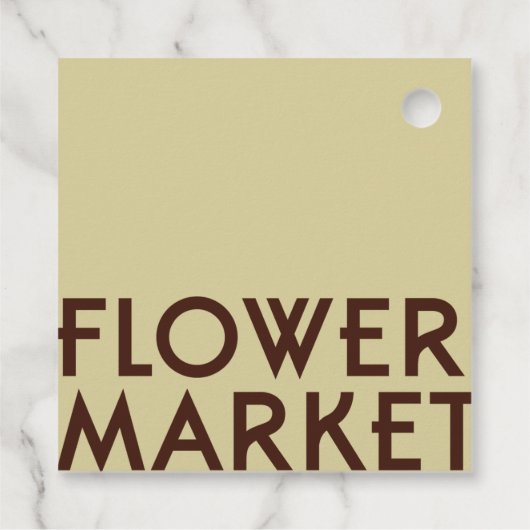 Zon en bloei bedankjes labels (Achterkant)