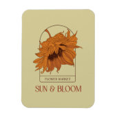 Zon en bloei magneet (Verticaal)