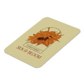 Zon en bloei magneet (Linkerzijde)