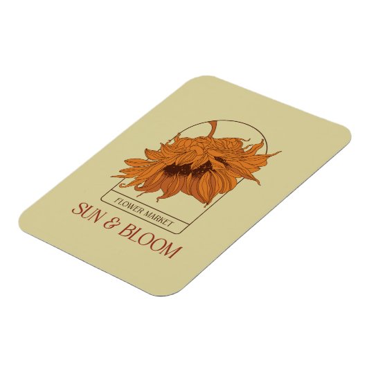 Zon en bloei magneet (Linkerzijde)