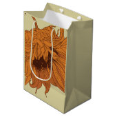 Zon en bloei medium cadeauzakje (Voorkant Gekanteld)