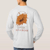 Zon en bloei t-shirt (Achterkant)