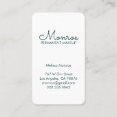 Zon en bloeiende wijnstokken Elegant geïllustreerd Visitekaartje (Achterkant)