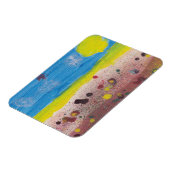 Zon en bloemen magneet van Nate (Linkerzijde)