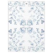 Zon En Bloemen Patroon Klembord (Achterkant)