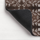 Zon En Bloemen Patroon Muismat (Hoek)