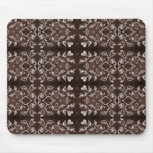 Zon En Bloemen Patroon Muismat (Voorkant)