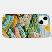 zon en bomen en bloemen iPhone Hoesjes (Achterkant (horizontaal))