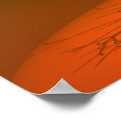 Zon en boom instellen poster (Hoek)