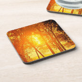 Zon- en boomkwekerijkusten bier onderzetter (Linkerzijde)