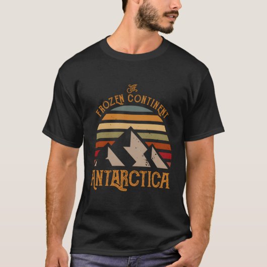 Zon en gletsjers Antarctica T-shirt (Voorkant)