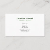 Zon en gras - Gazonverzorging Visitekaartje (Achterkant)