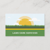 Zon en gras - Gazonverzorging Visitekaartje (Voorkant)