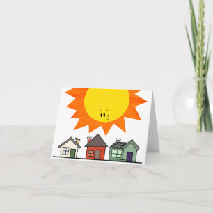 Zon en Huizen Kaart
