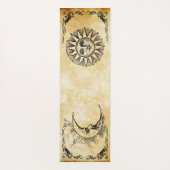 zon en maan aan de grens yogamat (Achterkant)