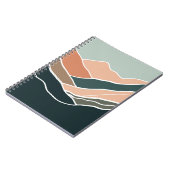 Zon en Maan Bergen Notitieboek (Linkerzijde)