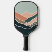 Zon en Maan Bergen Pickleball Paddle (Achterkant)