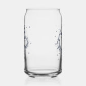 Zon en Maan Blikvorm Glas (Links)