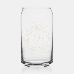 Zon en Maan Blikvorm Glas