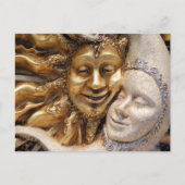 zon en maan briefkaart (Voorkant)