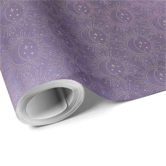 Zon en Maan Cadeaupapier (Rol Hoek)