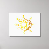 zon en maan canvas afdruk (Voorkant)