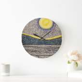 Zon en maan chaotische schets Zentangles Grote Klok (Huis)