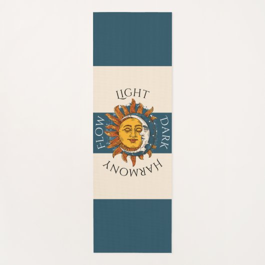 Zon en maan energiestroom yogamat (Voorkant)